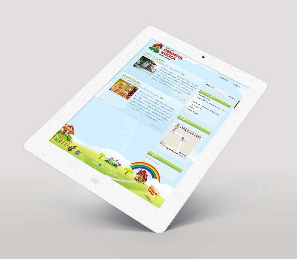 Izrada stranice za dječji vrtić Izrada stranice za dječji vrtić