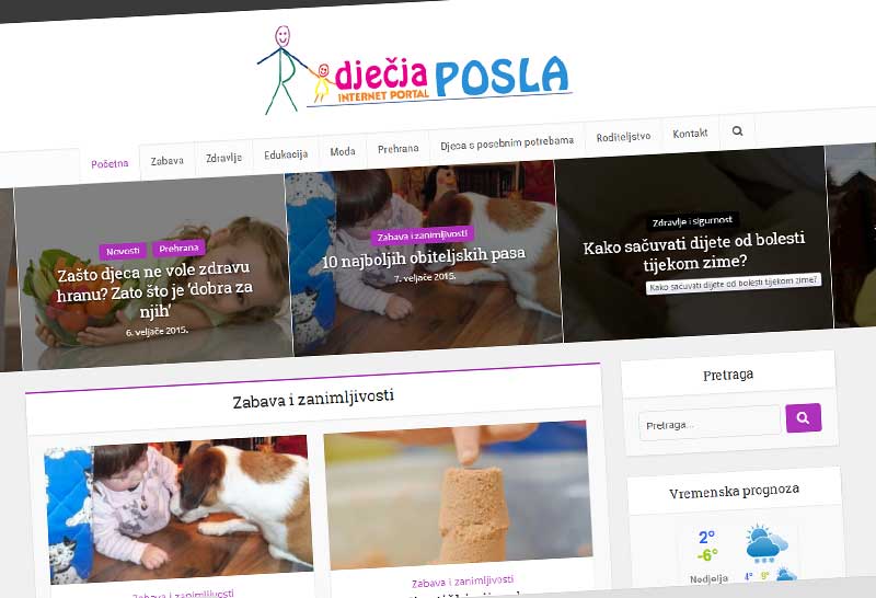 Dječja posla web portal