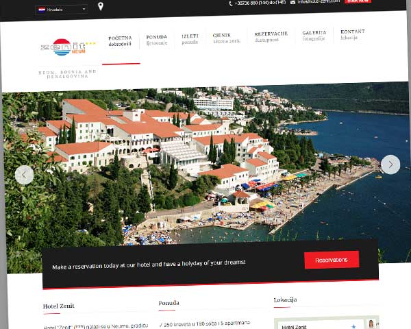 web stranice za hotel web stranice za hotel