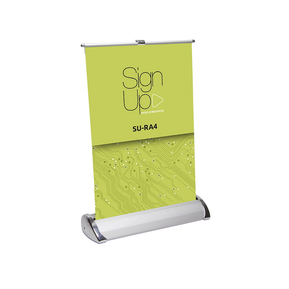 Stolni roll-up banner