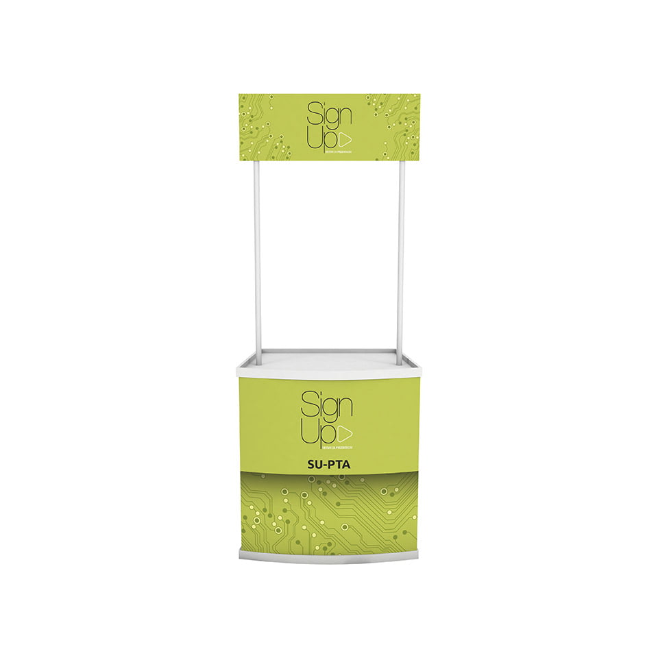 PVC promotivni pult pogled sprijeda